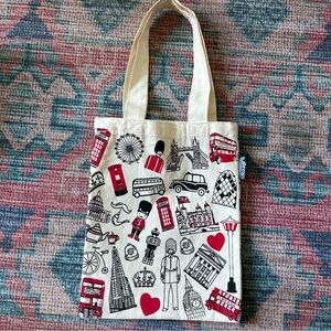 Kids London Cotton Canvas Tote Bag
